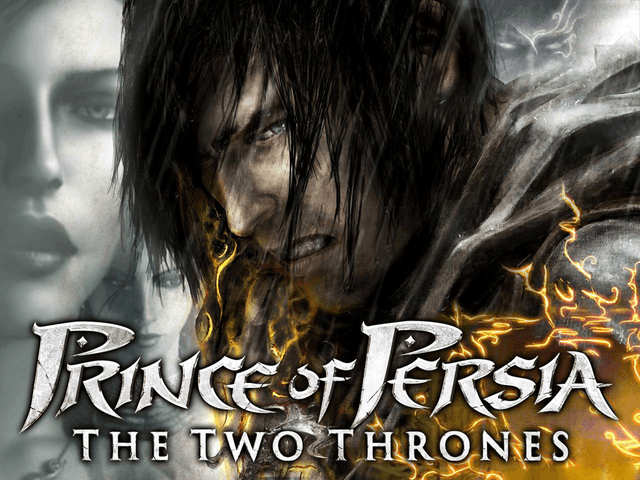 Prince of Persia Two Thrones title screen for Xbox